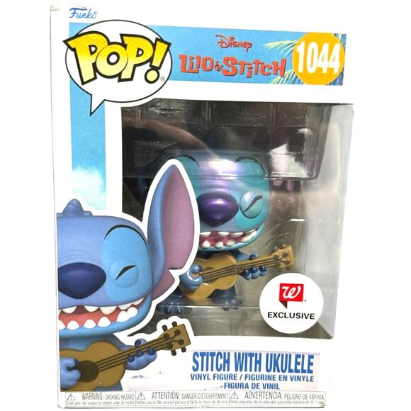 *New in Box* Funko POP! Lilo & Stitch 1044 Stitch with Ukulele Vinyl Figure - Picture 1 of 4